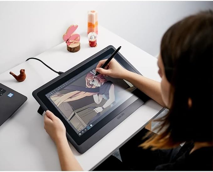 Wacom Cintiq 16 Drawing Tablet with Screen, 15.4" Full HD Display Graphic Arts Tablet Includes Pro Pen 2 w/ Tilt Response, Graphic Design Animation Display Pad for Mac, PC