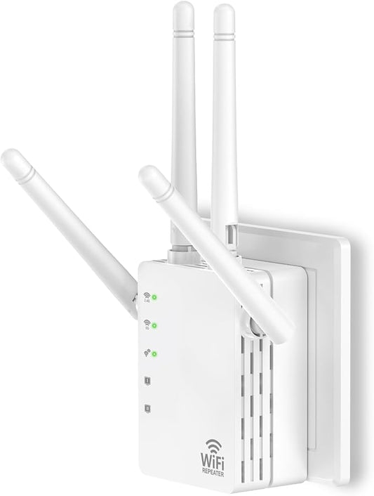 WiFi Extender, WiFi Extender Signal Booster, WiFi Booster, Covers Up to 12880 Sq.ft and 105 Devices, Dual Band Wireless Repeater, WiFi Repeater, WiFi Extenders Signal Booster for Home