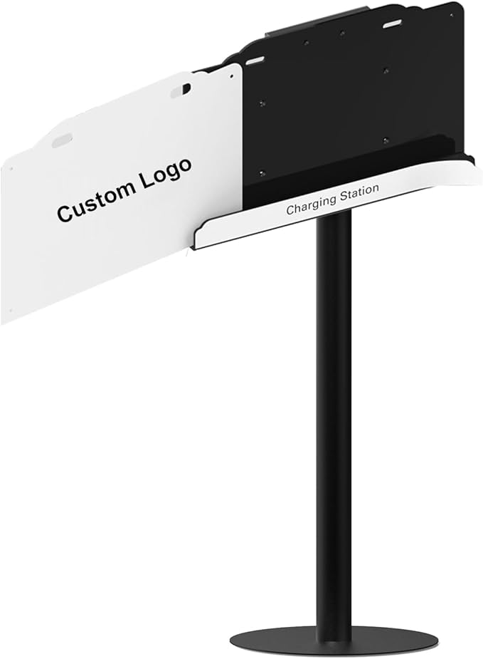 Floor Stand Cell Phone Charging Station for Multiple Device | 8 Charging Ports Charger Station | Compatible with Smartphone Tablets | Applicated for Library, School, Hotel, Shopping Malls, Airport