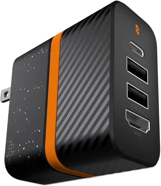 65W USB C Hub with 1TB SSD Storage, Multiport Adapter with PD Charging, USB 3.2 Ports, 4K HDMI for Laptop, Phone, Tablet Data Transfer