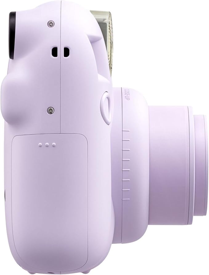 Fujifilm Instax Mini 12 Instant Camera Lilac Purple Bundle with Fuji Instax Mini Film Value Pack (80 Sheets) + Protective Carrying Case + Photo Album + Microfiber Cleaning Cloth