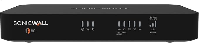 Sonicwall TZ80 High Availability Model - Network Security Appliance (03-SSC-2749) | Next-Generation Firewall | Secondary Device for Reliable, Continuous Connection