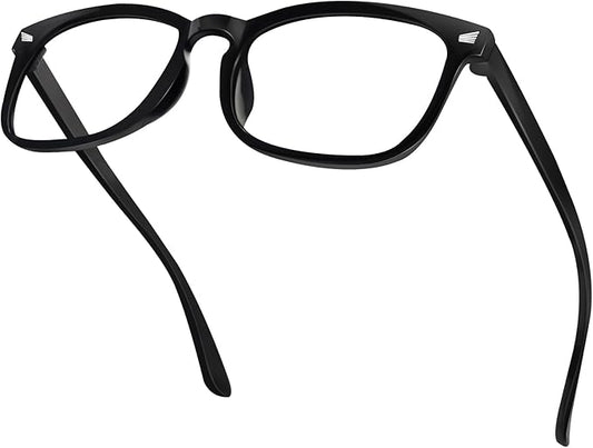 Blue Light Glasses for Woman Men | 99% Blue Light Blocking Glasses | Computer Glassess | Night Driving | Gaming | TV Phone Screen Reader Square Frame | Anti Eyestrain & UV Glare Protection