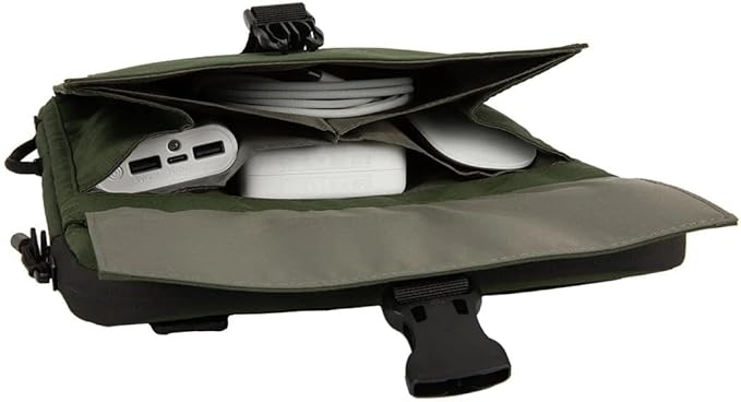 Incase Transfer Sleeve - 14-inch Laptop/MacBook & Tablet/iPad Case - Protective, Lightweight, Hybrid Sleeve and Sling Design, Expandable Front Pocket, Accessory Pocket, Buckle Clasp Closure - Green