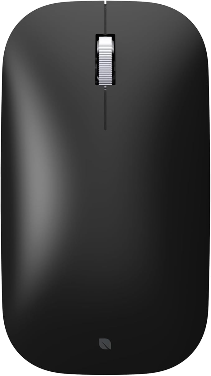 Incase Modern Mobile Mouse – Designed by Microsoft – Lightweight, Precision Navigation, Right/Left Hand Use, Scroll Wheel, BlueTrack Technology, Wireless Bluetooth for Mac/Windows/8/10/11 (Black)