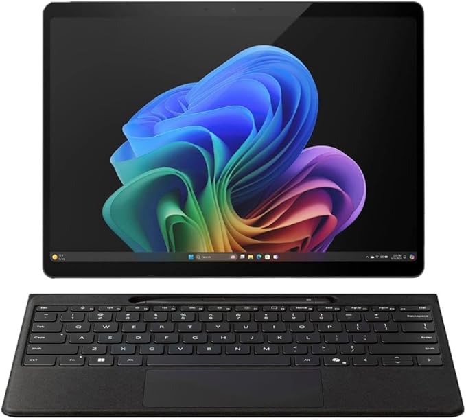 Microsoft Surface Pro 2-in-1 Laptop/Tablet (2024), 13" OLED Touchscreen Display, 16GB RAM, 512GB Storage | Windows 11 Copilot+ PC, Snapdragon X Elite (12 Core), Black