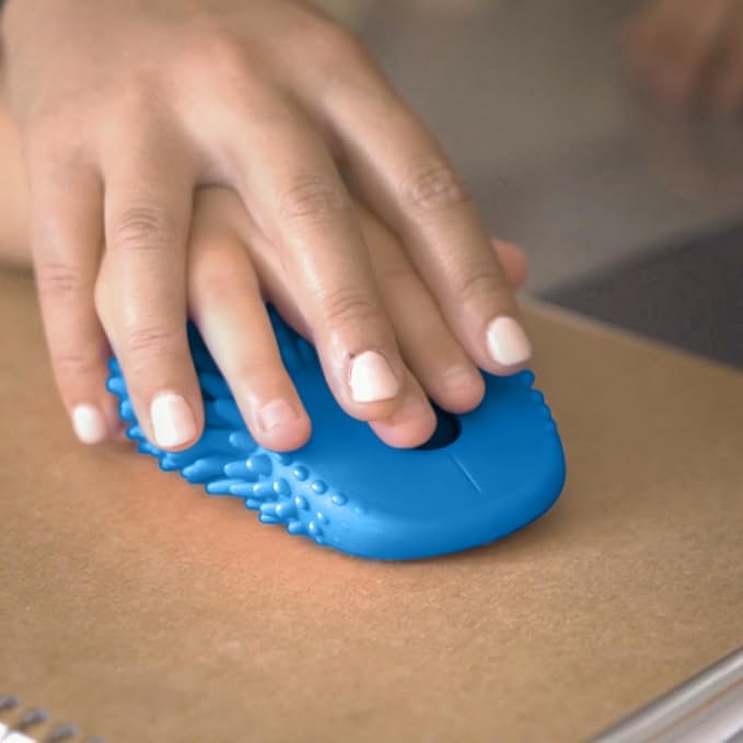 HedgeHog Health Hoglet Wireless Computer Mouse – Cute, Functional, and Tactile Fidget Tool. Combines Stress Relief with Comfort and Style, Perfect for Enhancing Focus and Productivity (Blue)