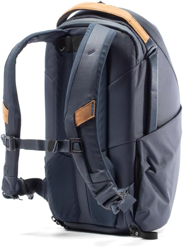 Peak Design Everyday Backpack Zip 15L, Midnight, 270-Degree Zip, Dual Side Pockets, FlexFold Dividers, Fits 15" Laptop, For Camera Carry, Daily Commutes or Travel, Versatile Backpack for Men and Women