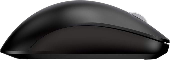 Incase Bluetooth Ergonomic Mouse – Designed by Microsoft – Two Thumb Buttons, Easy to Grip Thumb Rest, Precision Tracking, Connects 3 Devices, 15 Month Battery Life, Mac/Windows PCs/Laptops (Black)