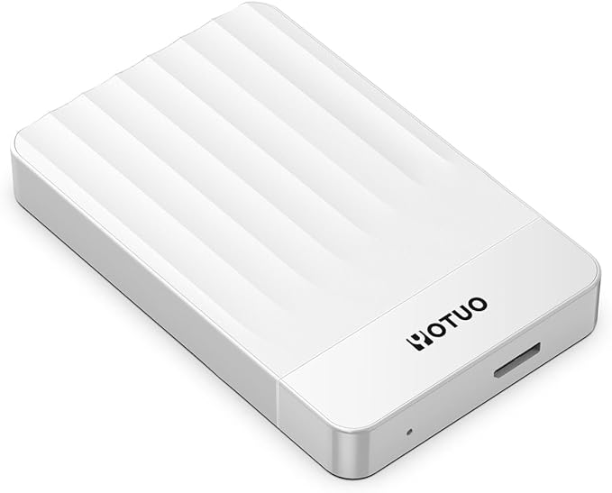 Portable External Hard Drive Storage Expansion Mobile HDD USB 3.0 for PC, Mac, Desktop, Laptop, PS4, PS5, Xbox One X/S, Xbox 360, Xbox Series X/S, Office & Game (White, 500GB)