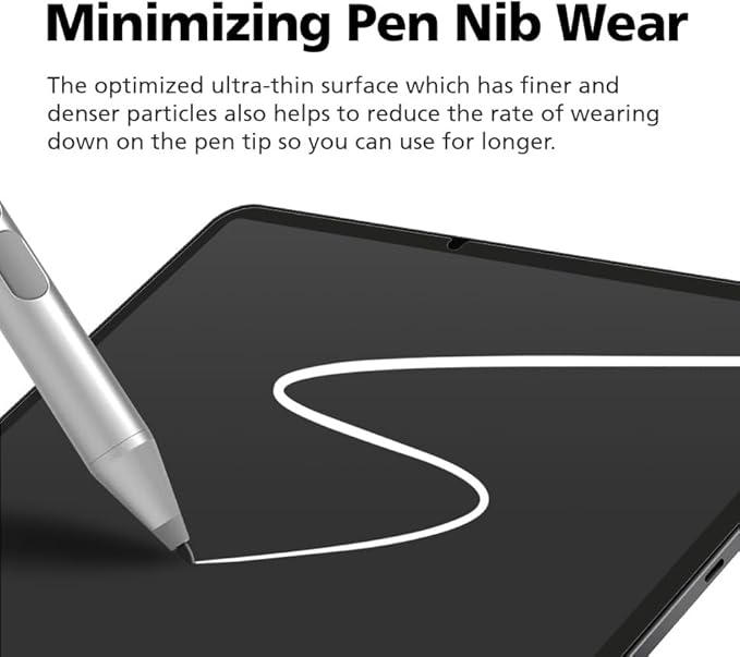 [2 Pack] Paperfeel Screen Protector For Samsung Galaxy Tab S6 Lite 10.4 Inch (2024/2022/2020), Anti-Glare Matte PET Film for Drawing and Writing Like on Paper, High Touch Sensitivity, Easy Installation