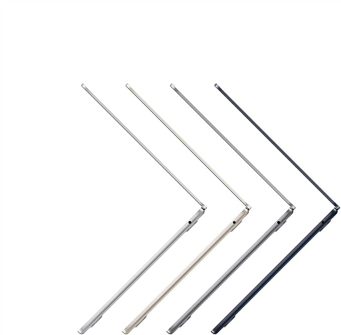 2022 Apple MacBook Air with Apple M2 Chip (13-inch, 16GB RAM, 512GB SSD Storage) (QWERTY English) Starlight (Renewed)