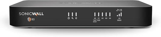 Sonicwall TZ80 Secure Connect - 1 Year Secure Connect Edition (03-SSC-2841) | TZ80 Network Security Appliance with 1 Year Secure Connect | Next-Generation Firewall
