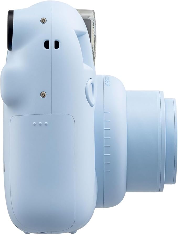 Fujifilm Instax Mini 12 Instant Camera Pastel Blue Bundle with Fuji Instax Mini Film Value Pack (100 Sheets) + Protective Carrying Case + Photo Album + Microfiber Cleaning Cloth