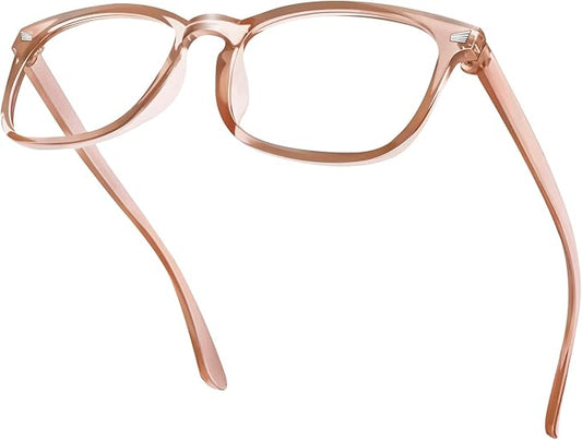 Blue Light Glasses for Woman Men | 99% Blue Light Blocking Glasses | Computer Glassess | Night Driving | Gaming | TV Phone Screen Reader Square Frame | Anti Eyestrain & UV Glare Protection