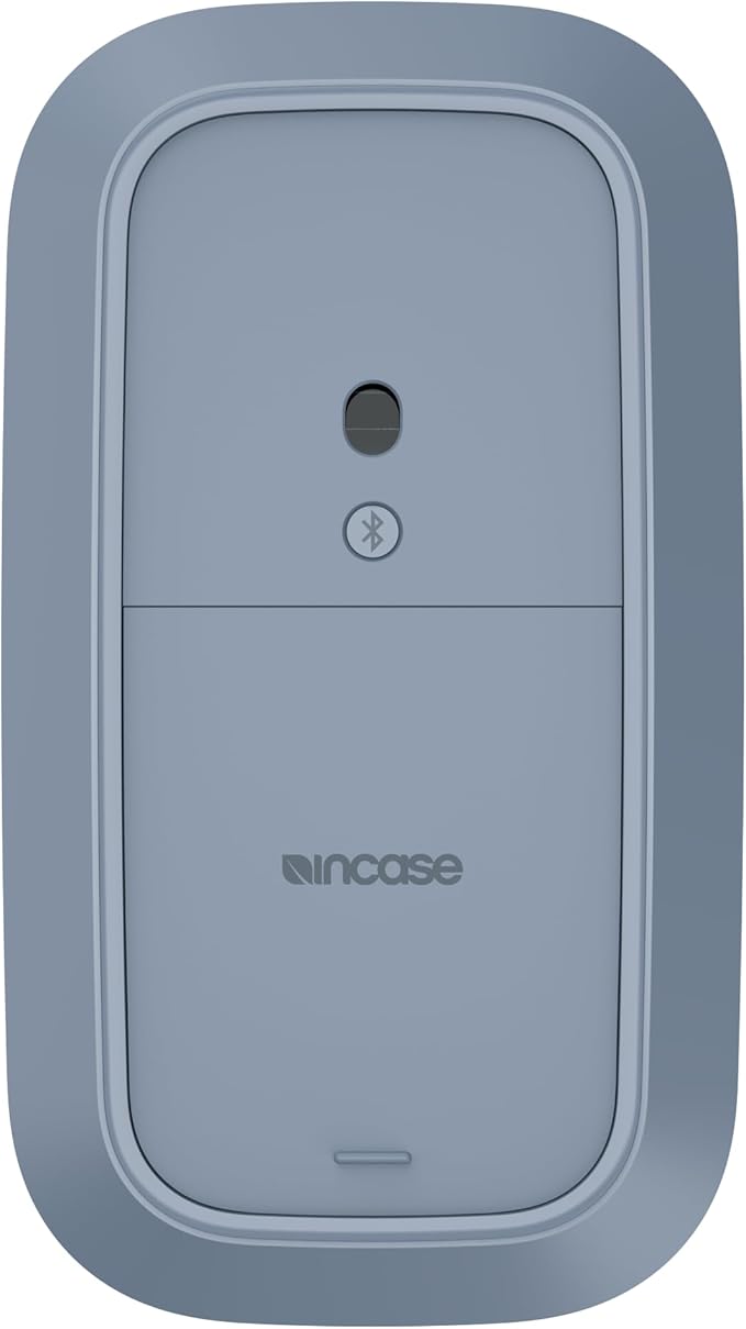 Incase Modern Mobile Mouse – Designed by Microsoft – Lightweight, Precision Navigation, Right/Left Hand Use, Scroll Wheel, BlueTrack Technology, Wireless Bluetooth for Mac/Windows/8/10/11 (Ice Blue)