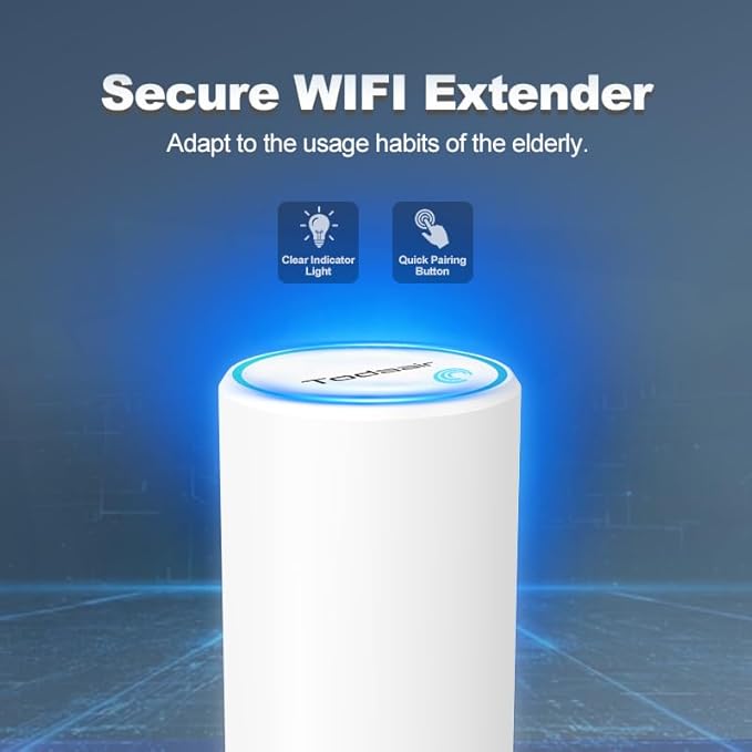 AC1200 Outdoor WiFi Extender, 2-Minute Quick Pairing, Dual-Band,AP&Repeater,Up to 85 m,65 Devices, One Ethernet Port (RJ45)，Home Signal Booster