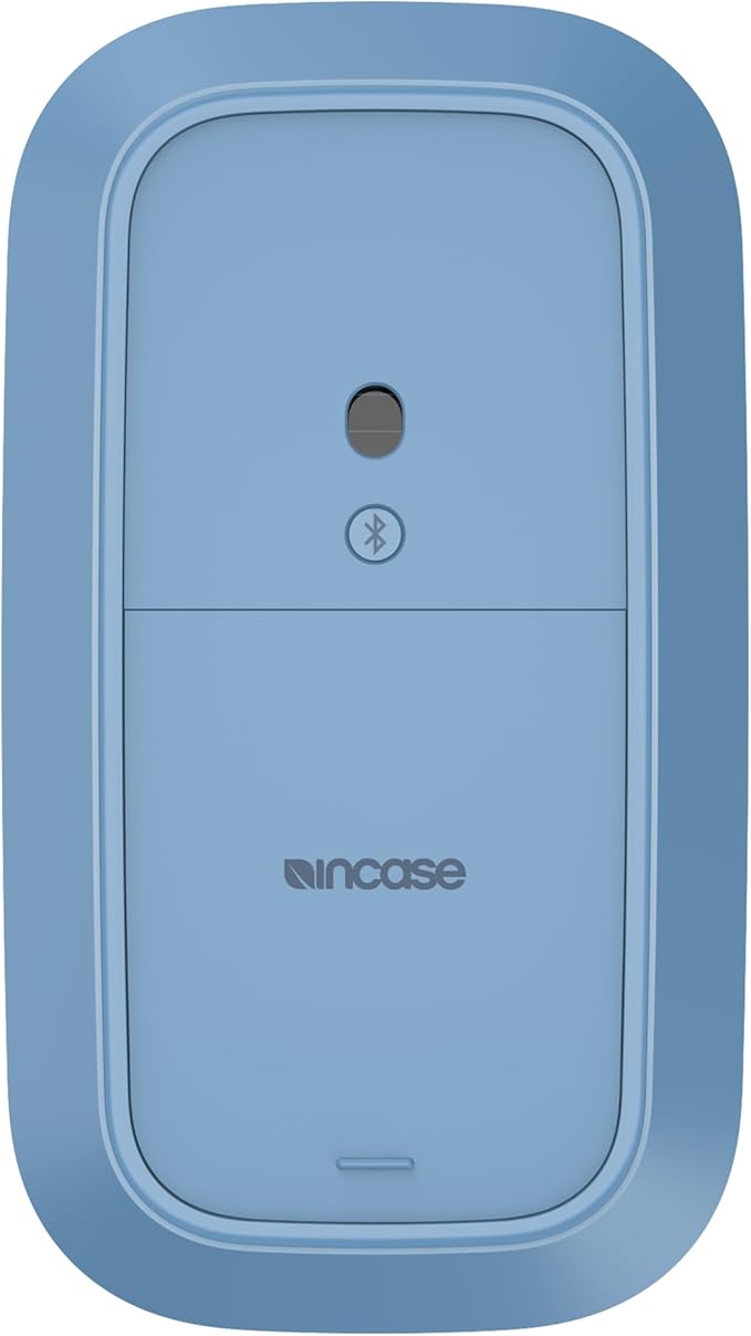 Incase Modern Mobile Mouse – Designed by Microsoft – Lightweight, Precision Navigation, Right/Left Hand Use, Scroll Wheel, BlueTrack Technology, Wireless Bluetooth for Mac/Windows/8/10/11 (Sapphire)