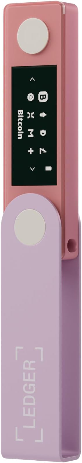 Ledger Nano X - Secure and manage your crypto & NFTs on-the-go with our Bluetooth-enabled hardware wallet (Pastel Pink)