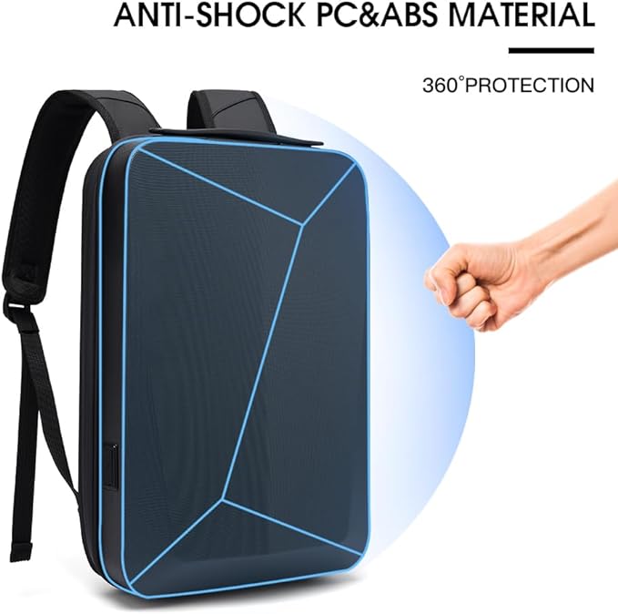 BANGE Laptop Anti-theft backpack Hard Shell Expandable Commute backpack can Hold 15.6 inch laptop for men and women