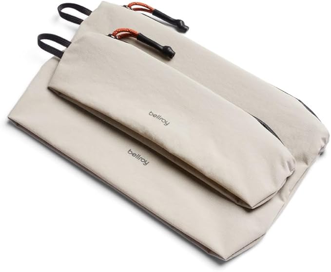 Bellroy Lite Pouch Duo (Lightweight Pencil case and Pouch) - Ash