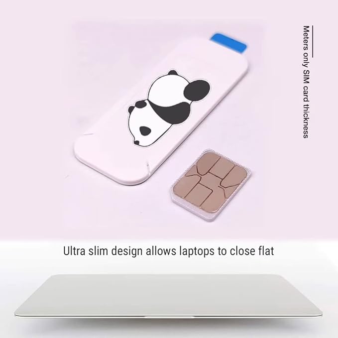 Laptop Camera Cover Slide,Webcam Cover Slide,Protecting Your Privacy Security & Shelter from Breath Lamp – Cute Pattern Design 丨 Fits Laptop & Desktop, PC – Ultrathin for iMac(Cute Panda)
