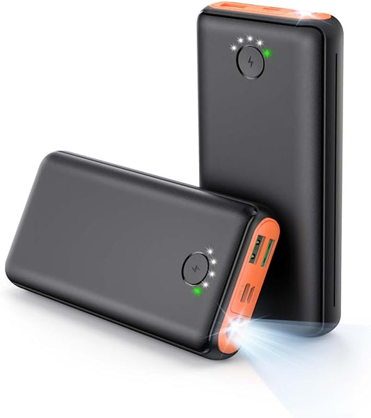 Portable Charger Power Bank 40000mah, USB C Fast Charging 22.5W External Battery Pack Phone Charger Quick Charge with 3 Outputs & 2 Inputs for iPhone Samsung Galaxy Android Travel Camping