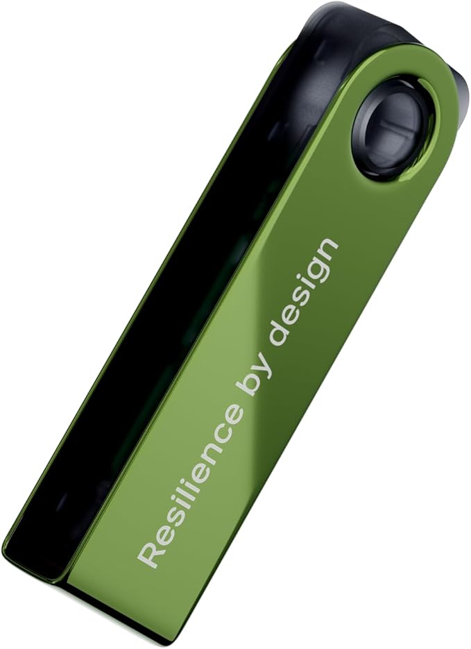 Ledger Nano S Plus (Oxidate Green) : The Perfect Entry-Level Hardware Wallet to securely Manage All Your Crypto and NFTs (for Desktop or Android only)
