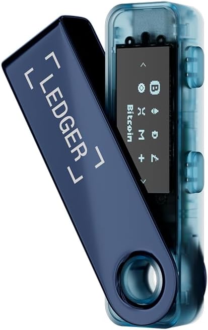 Ledger Nano S Plus (Neptune Blue) : The Perfect Entry-Level Hardware Wallet to securely Manage All Your Crypto and NFTs (for Desktop or Android only)