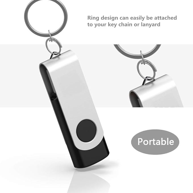 Aiibe 32GB Flash Drive 100 Pack USB 2.0 Memory Stick PenDrive - Black