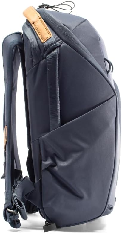 Peak Design Everyday Backpack Zip 15L, Midnight, 270-Degree Zip, Dual Side Pockets, FlexFold Dividers, Fits 15" Laptop, For Camera Carry, Daily Commutes or Travel, Versatile Backpack for Men and Women