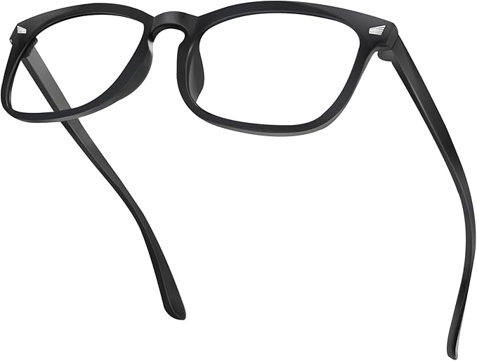 Blue Light Glasses for Woman Men | 99% Blue Light Blocking Glasses | Computer Glassess | Night Driving | Gaming | TV Phone Screen Reader Square Frame | Anti Eyestrain & UV Glare Protection