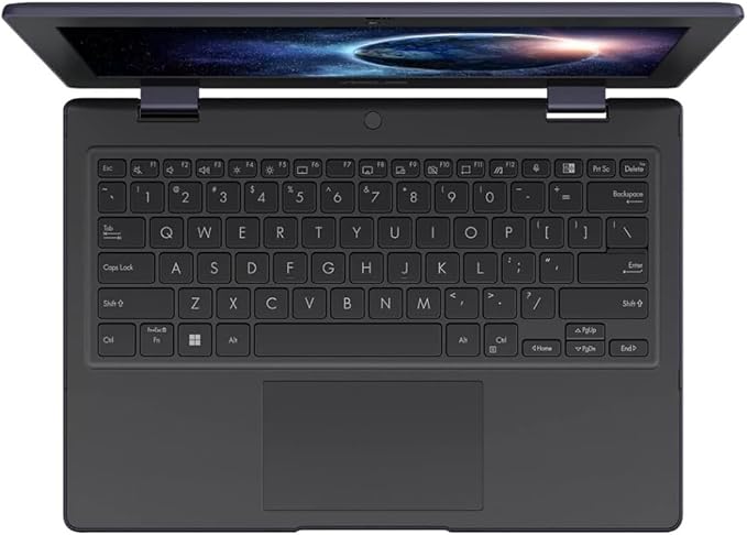 ASUS 11.6" HD Touchscreen 2 in 1 Educational Laptop, Intel Celeron N100 Processor, 4GB RAM 1TB SSD, Wi-Fi 6, Bluetooth 5.1, Spill Resistant, Anti Glare Coating, Windows 11 Pro, Mineral Gray