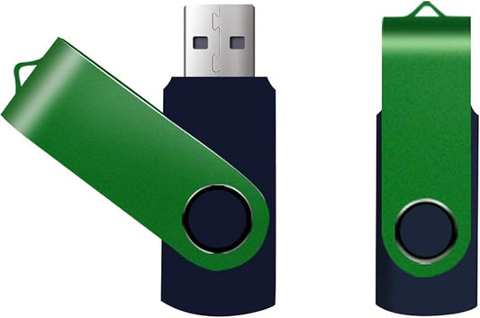 4GB 2 Pack 2.0 USB Flash Drive,USB 2.0 Thumb Drives with 2 Lanyards Portable Digital Storage Device
