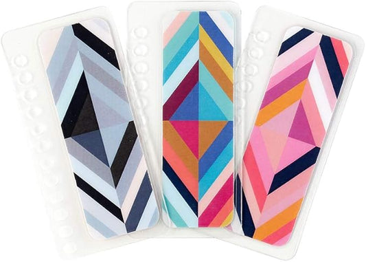Erin Condren Designer Accessories - Snap-in Bookmarks - Oh So Retro, 3 Pack Compatible with Erin Condren Spiral Notebooks, Planners, Agendas and Much More