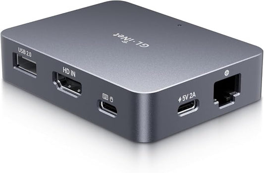 GL.iNet Comet (GL-RM1) Remote KVM Over Internet, 4K@30Hz Tailscale Support,Remote Keyboard, Video, Mouse, Install OS Via BIOS Control, Adapted KVM Switches for Home Offices,Data Center