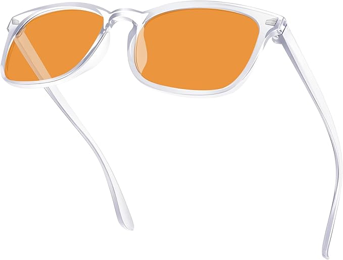 Blue Light Glasses for Woman Men | 99% Blue Light Blocking Glasses | Computer Glassess | Night Driving | Gaming | TV Phone Screen Reader Square Frame | Anti Eyestrain & UV Glare Protection