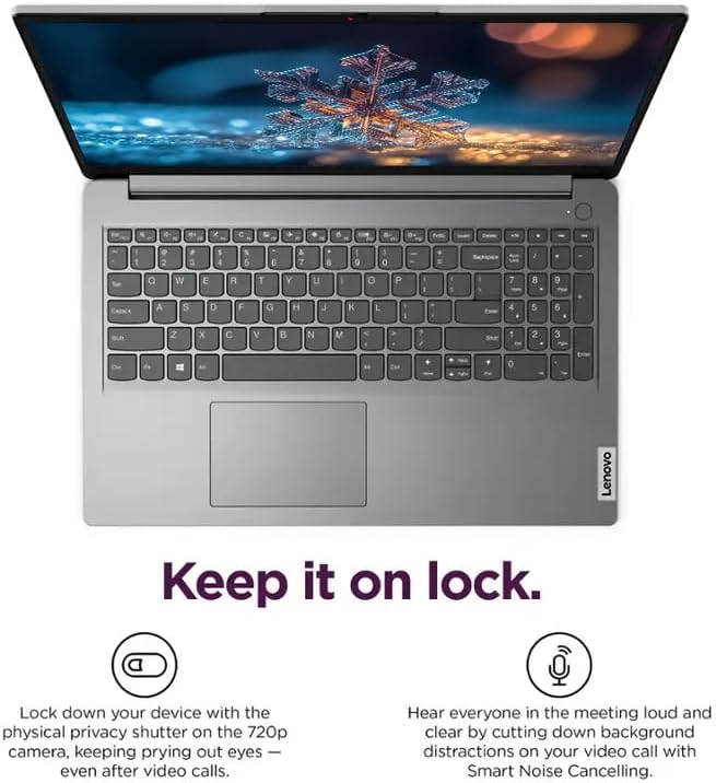 Lenovo IdeaPad 15.6" Laptop, Windows 11 Pro with 1-Year Microsoft Office 365 Included, Intel Celeron N4500, PLUSERA Earphones (Cloud Gray, 36GB RAM | 2.6TB Storage)