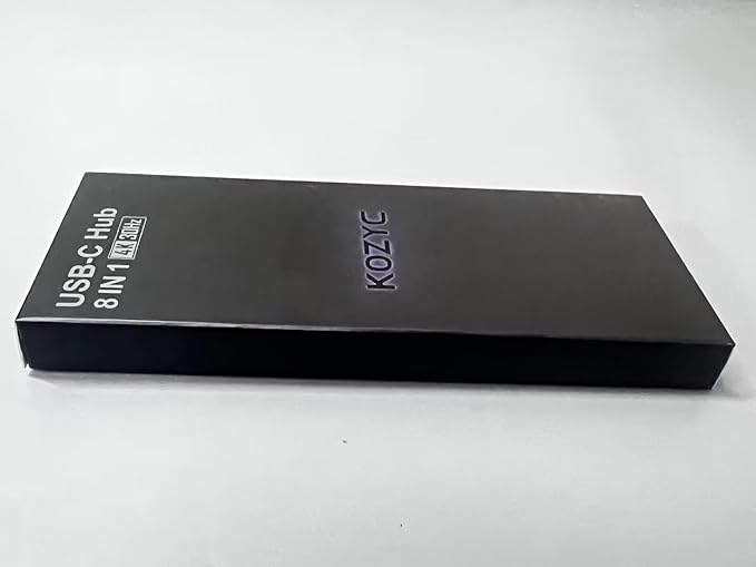 USB C Docking Station Dual Monitor, 8-in-1 USBC Hub with 2 HDMI Ports, USB-C 3.0, 2xUSB-A 3.0, SD/TF, 100W PD, Compatible with HP, Dell