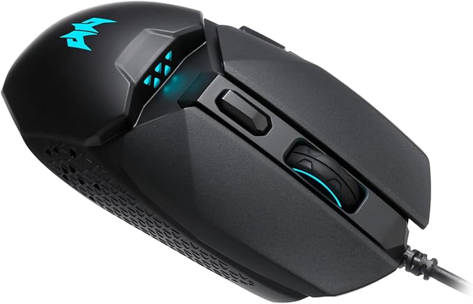 acer Predator Cestus 327 Gaming Mouse with 8000 DPI Sensor 20 Million Click Lifespan 6 Buttons USB Wired Ergonomic
