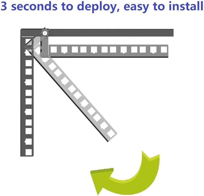 Jingchengmei 3U Wall Mount Patch Panel Bracket - 19 inch Steel Vertical Mounting Bracket for Network and Data Equipment (1)