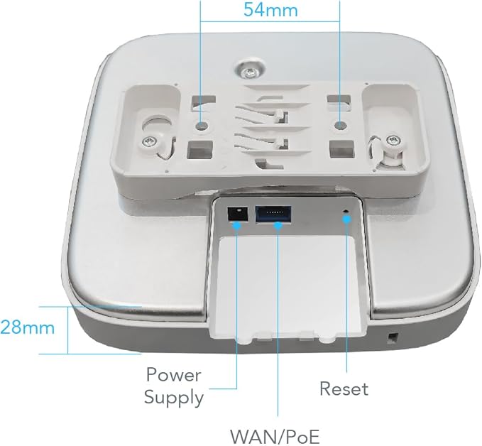InHand Networks EAP600 Enterprise Access Point Indoor Wi-Fi6 AP, Cloud Managed