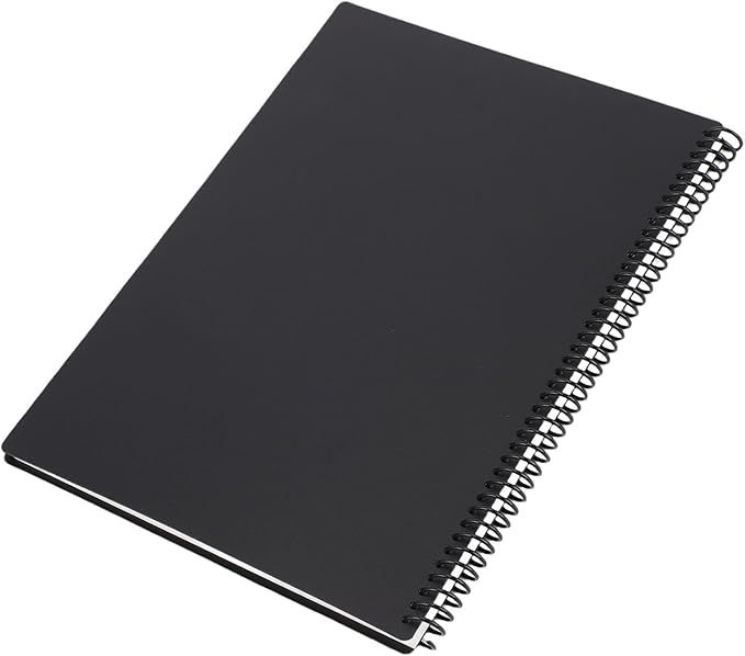 Hyuduo Smart Notebook Reusable Notebook with APP Digital Notebook 30 Sheets 180x255mm Lined Dotted Pages Waterproof Cover Spiral Binding for Study Work OCR PDF Export