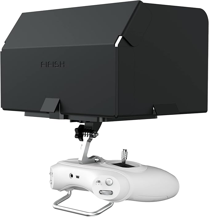 FIFISH Sunhood, 2 in 1 Adjustable iPad Holder, Connected to Remote Controller, Wide Clamping Range, Comfortable Viewing Angle