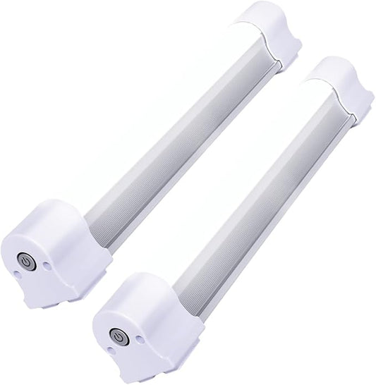 2pcs LETOUR LED Work Light,4000 Lumens, 5200mAh Rechargeable Battery, 5 Lighting Modes, Magnetic Camping Lantern, 60 Hour Runtime