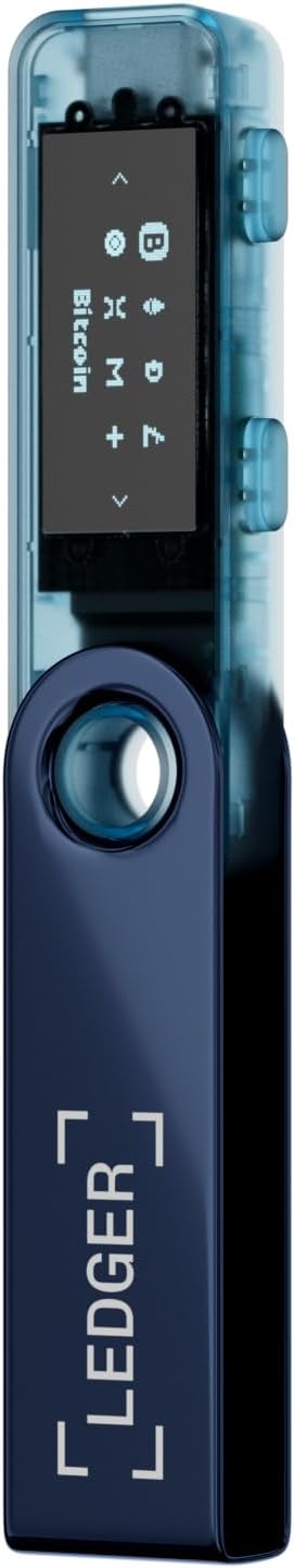 Ledger Nano S Plus (Neptune Blue) : The Perfect Entry-Level Hardware Wallet to securely Manage All Your Crypto and NFTs (for Desktop or Android only)