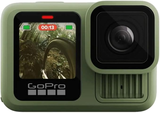 GoPro HERO13 Black in Forest Green (Limited Edition) - Waterproof Action Camera with 5.3K60 Video, 27MP Photo + Compatability with HB-Series Lenses