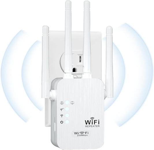 WiFi Extender, 2025 Fastest WiFi Booster,WiFi Extenders Signal Booster for Home, WiFi Repeater with Ethernet Port Covers up to 9880sq. ft and 55 Devices-Medium-2.4GHZ