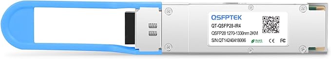 QSFPTEK 100GBASE-CWDM4 QSFP28 1310nm 2km DOM LC SMF Optical Transceiver Module for Cisco QSFP-100G-CWDM4-S