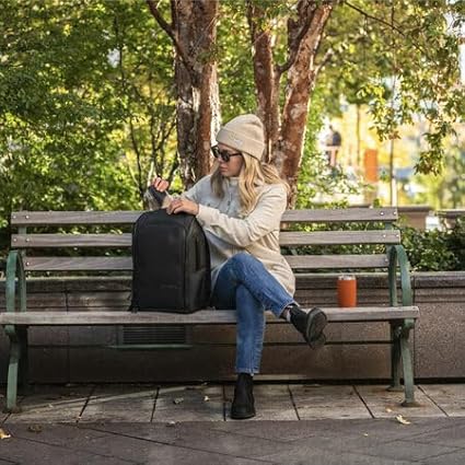 NOMATIC 14L Backpack- Carry On Backpack and Water Resistant Laptop Bag - Carry On or Business Backpack for Men and Women (Black)